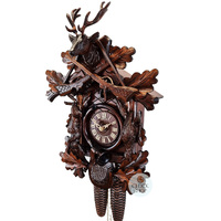 After The Hunt 8 Day Mechanical Carved Cuckoo Clock 37cm By SCHNEIDER image