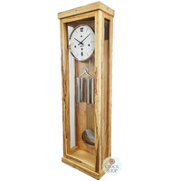 86cm Beech 8 Day Mechanical Regulator Wall Clock By HERMLE image