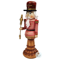 30cm Pink Nutcracker On Stand image