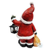 44cm Santa With Tealight Lantern image