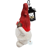 26cm Gnome With Tealight Lantern image