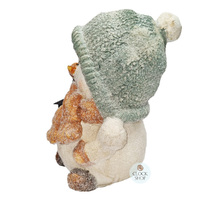30cm Snowman With Tealight Lantern image