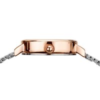 22mm Classic Collection Womens Watch With White Dial Silver Milanese Strap & Rose Gold Case By BERING image