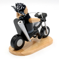18cm Motorcyclist German Incense Burner image
