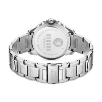 Arrondissement Silver Watch With Black Dial & Stainless Steel Bracelet by VERSACE  image