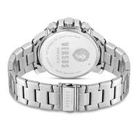 45mm Aberdeen Chrono Silver Mens Watch With Blue Dial By VERSACE image