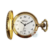 48mm Gold Mens Pocket Watch With Truck By CLASSIQUE (Arabic) image