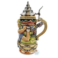 Golfer Beer Stein Rustic Finish 0.5L By KING image