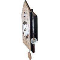 Oak Modern Battery Cuckoo Clock 34cm By AMS image