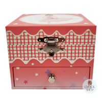 Pink Ballerina Glow In The Dark Musical Jewellery Box (Strauss- The Blue Danube) image