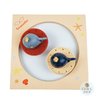 Whales In The Ocean Music Box With Spinning Figurines (Twinkle Twinkle Little Star) image