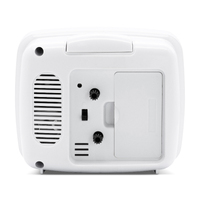 10cm Ada White Analogue Alarm Clock By ACCTIM image