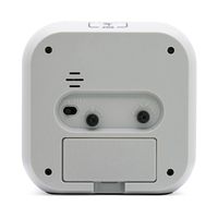 10cm Carter Grey Analogue Alarm Clock By ACCTIM image
