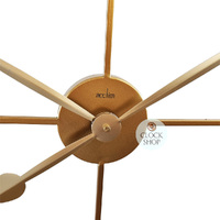 80cm Gardner Gold Modern Wall Clock By ACCTIM image