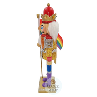 30cm Rainbow Flag Pride Nutcracker image
