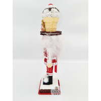 25cm Christmas Nutcracker With Gingerbread Hat image