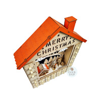 49cm Merry Christmas Skiing LED Advent Calendar image