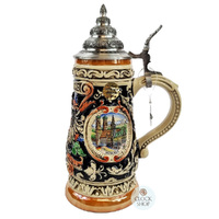 German Eagle Coat Of Arms Beer Stein 0.4L By KING image