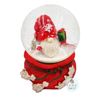 6.5cm Santa Gnome On Gift Bag Snow Globe- Assorted Designs image
