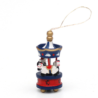6cm Horse Carousel Hanging Decoration- Assorted Designs image
