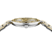 36mm Sertie Crystal Gold & Silver Womens Watch By VERSACE image