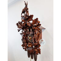 Alpine Goat 8 Day Mechanical Carved Cuckoo Clock 61cm By HÖNES image