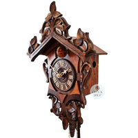 Ivy Vine 1 Day Mechanical Carved Cuckoo Clock 37cm By SCHNEIDER image