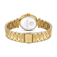 32mm Covent Garden Yellow Gold Womens Watch With Black Dial By VERSACE image
