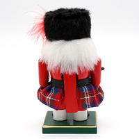 18cm Scotsman Nutcracker With White Hair image