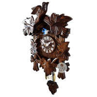 5 Leaf & Bird Battery Carved Kuckulino 20cm By ENGSTLER image