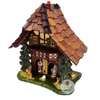 28cm Chalet Weather House With Deer By TRENKLE image