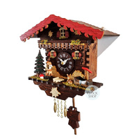 Sweethearts Battery Chalet Clock 18cm By TRENKLE image