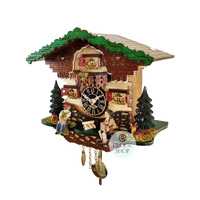 Accordion Player Battery Chalet Kuckulino 21cm By TRENKLE image