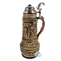 Hunting Scene Beer Stein With Deer 2L By KING (Circa 1970-1990) image