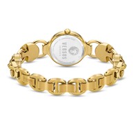 26mm Broadwood Petite Yellow Gold Womens Watch With Gold Dial By VERSACE image