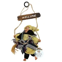 15cm Witch On Welcome Sign- Assorted Designs image
