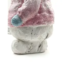 31cm Pink & Blue Snowman With Tealight Lantern (Cracked) image