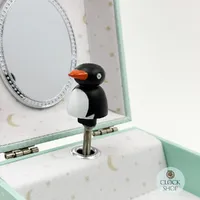 Penguin Glow In The Dark Musical Jewellery Box (Mozart- A Little Night Music) image