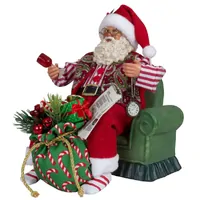 28cm Sitting Santa Claus In Armchair image