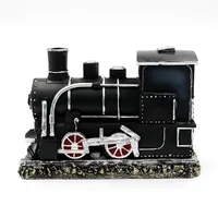 16cm Black Train German Incense Burner image