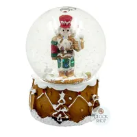 6cm Gingerbread Nutcracker Snow Globe- Assorted Designs image