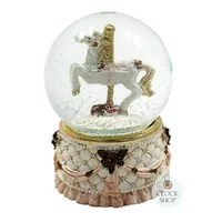 9cm Rocking Horse Snow Globe- Assorted Designs image