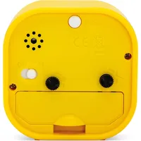 8cm Robyn Daisy Yellow Analogue Alarm Clock By ACCTIM image