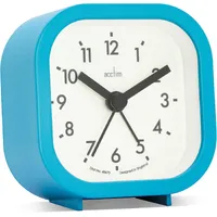 8cm Robyn Blue Analogue Alarm Clock By ACCTIM image