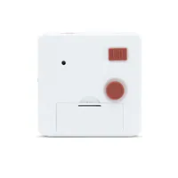 10cm Barber White Easi-Set Smartlite Analogue Alarm Clock By ACCTIM image