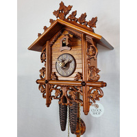 Railroad House 1 Day Mechanical Cuckoo Clock 27cm By ROMBA image