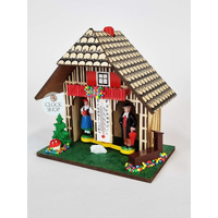 12cm Chalet Weather House Tudor Style By TRENKLE image