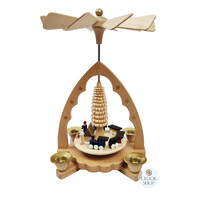 19cm Train Christmas Pyramid By Richard Glässer image