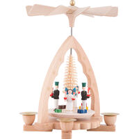 19cm Angels & Soldiers Christmas Pyramid By Richard Glässer image