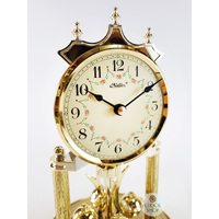 23cm Gold Anniversary Clock With Cream Dial By HALLER image